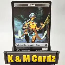 MTG - Edge of Eternities - Robot Emblem - Tezzeret, Cruel Captain - #011 - NM - Image 3