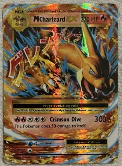 M Charizard EX 13/108 Evolutions Holo Pokemon Tcg Freshly Pulled - Image 1