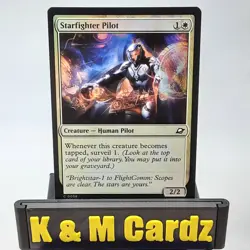 MTG - Edge of Eternities - Starfighter Pilot - Foil - #38 - NM - Image 1