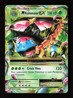 M Venusaur EX 2/108 Holo EX Rare Evolutions Pokemon Near Mint - Image 1