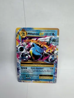 M Blastoise EX 22/108 Holo EX Rare Evolutions Pokemon Holo Near Mint - Image 1