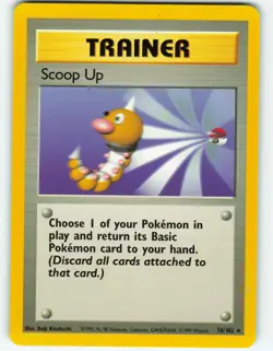 Scoop Up - 78/102 Base Set - Pokemon TCG - 1999 - Image 1