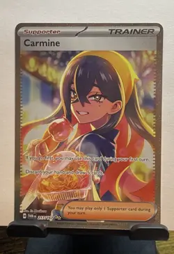 2024 Pokemon Twilight Masquerade Carmine 217/167 Special Illust. RARE SIR NM - Image 1