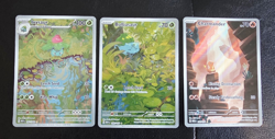Pokemon TCG SV 151 Illustration Rare Holo Lot 3 Bulbasaur/Ivysaur/Charmander - Image 1