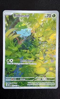 Pokemon TCG SV 151 Illustration Rare Holo Lot 3 Bulbasaur/Ivysaur/Charmander - Image 3