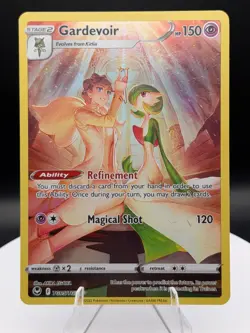 Pokemon TCG: Silver Tempest Trainer Gallery (TG05) Gardevoir Full Art (NM) - Image 1