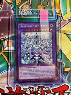 Yugioh Hyperinvoked Aeon CORI-EN033 1st Edition Secret Rare NM - Image 3