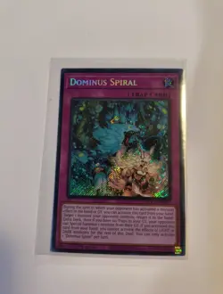 YU-GI-OH Dominus Spiral DOOD-EN079 1st Edition Secret Rare NM - Image 1