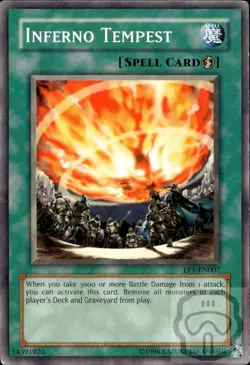 Inferno Tempest EP1-EN007 Yu-Gi-Oh! Movie Exclusive Pack Yu-Gi-Oh Limited NM/M - Image 2