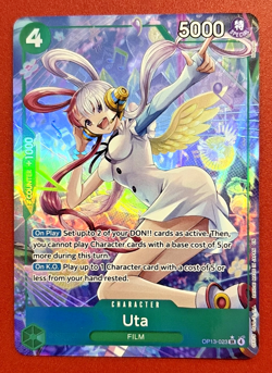 Uta (Alternate Art) OP13-023 Carrying On His Will Foil - Image 1