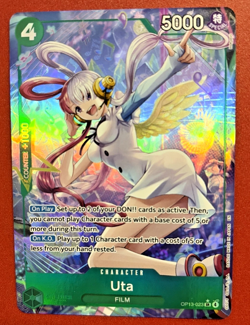 Uta (Alternate Art) OP13-023 Carrying On His Will Foil - Image 2