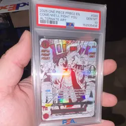 Bandai One Piece CCG Come On!! We'll Fight You!! OP09-020 Alt Art Holo EN PSA 10 - Image 1