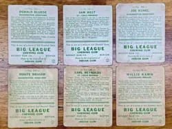 1933 Goudey Baseball vintage card lot of (6) dif, Low Grade - Image 2
