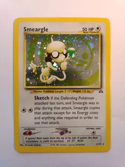 Smeargle 11/75 Rare Holo 2001 Neo Discovery Set Pokemon Card LP - Image 1