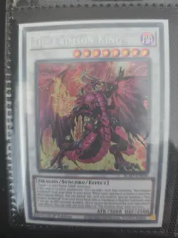 Yu-gi-oh! The Crimson King (BLZD-EN036) Secret Rare - Image 1