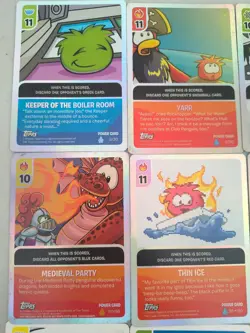 Topps Club Penguin Trading Card Game Lot Of 57 Cards, Commons & Holos, MP - Image 2