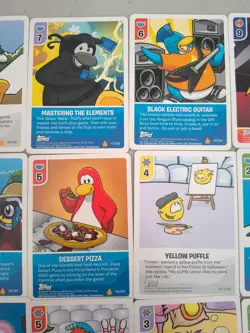 Topps Club Penguin Trading Card Game Lot Of 57 Cards, Commons & Holos, MP - Image 5