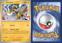 ZERAORA 078/182 RARE PRIZE PACK SERIES CARDS POKEMON NEAR MINT - Image 3