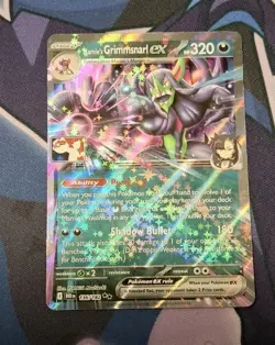 Pokemon Marnie's Grimmsnarl ex Destined Rivals 136/182 Prize Pack Series 9 Holo - Image 1