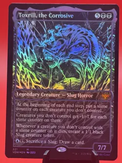 Toxrill, the Corrosive (Showcase) Innistrad: Crimson Vow Foil Magic MTG TCG CCG - Image 1