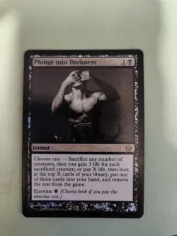 Magic The Gathering Plunge Into Darkness Instant Foil, Fifth Dawn Edition - Image 1