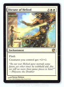 Dictate of Heliod Lightly Played - Journey Into Nyx 8 Magic: The Gathering - Image 1