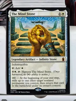 MTG Marvel Super Heroes The Mind Stone 0021 🔥 Mythic Artifact, Normal Non-Foil - Image 1
