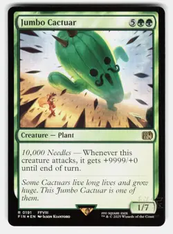 JUMBO CACTUAR FOIL - Magic: The Gathering - KIANTORO NM/M - Image 1