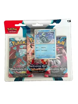 Pokemon Scarlet & Violet Paradox Rift: 3 Pack Blister - Image 1