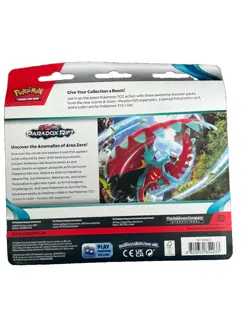 Pokemon Scarlet & Violet Paradox Rift: 3 Pack Blister - Image 2