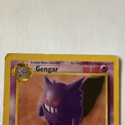 Pokemon TCG Gengar 20/62 Fossil Rare Stage 2 80 HP Unlimited English Regular - Image 3