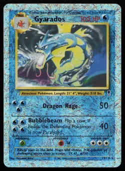 Gyarados 12/110 Reverse Holo Rare Legendary Collection Pokemon English HP/DMG - Image 1