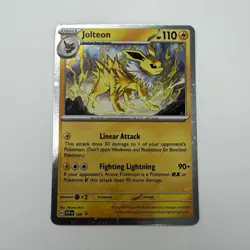 Pokemon TCG Jolteon 169 Sv: Scarlet & Violet Promo Cards Cosmos Holo EN - Image 1