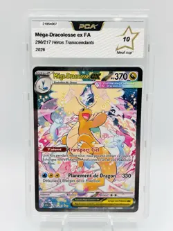 PCA 10 Carte Pokemon Mega-Dracolosse EX 290/217 Heros Ascendants FR - Image 2