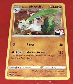 Galarian Sirfetch'd 095/192 Cosmos Holo Play! Stamp Pokemon Club Promo Card M/NM - Image 1