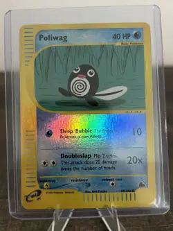 Pokemon TCG Poliwag Skyridge Common Reverse Holo 87/144 English 2003 NM / LP - Image 3