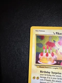 Pokemon Birthday Pikachu holofoil Black Star promo #24 - Image 5