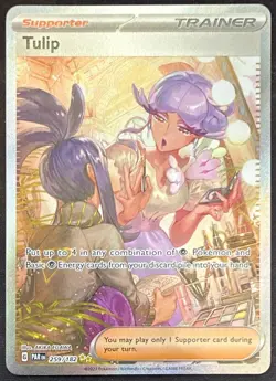 Pokemon TCG Tulip 259/182 SV04: Paradox Rift Holo Special Illustration Rare NM - Image 1