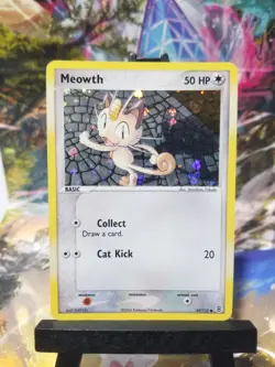 Pokemon Tcg MEOWTH 69/112 FireRed & LeafGreen Reverse Holo Common MINT Vintage - Image 1