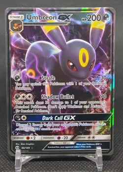 Umbreon GX 80/149 SM Base Set Pokemon Holo NM - Image 1