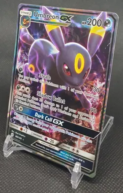 Umbreon GX 80/149 SM Base Set Pokemon Holo NM - Image 2