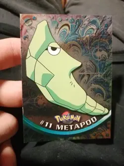 Carta Pokemon Topps Metapod #11 Holo Foil Ita NM- - Image 1