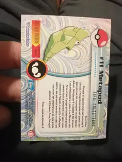 Carta Pokemon Topps Metapod #11 Holo Foil Ita NM- - Image 3