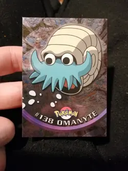 Carta Pokemon Topps Omanyte #138 Rainbow Holo Foil Ita Excellent - Image 1