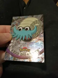 Carta Pokemon Topps Omanyte #138 Rainbow Holo Foil Ita Excellent - Image 2
