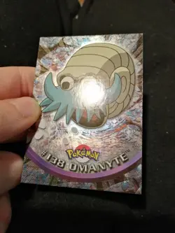 Carta Pokemon Topps Omanyte #138 Rainbow Holo Foil Ita Excellent - Image 3