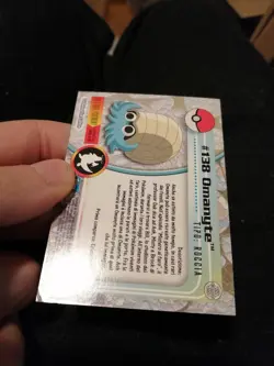 Carta Pokemon Topps Omanyte #138 Rainbow Holo Foil Ita Excellent - Image 5