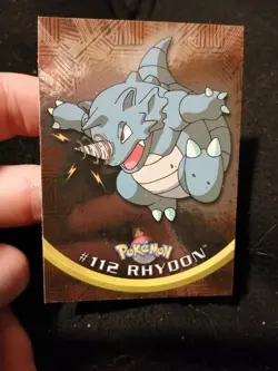 Carta Pokemon Topps Rhydon #112 Rainbow Holo Foil Ita NM- - Image 1