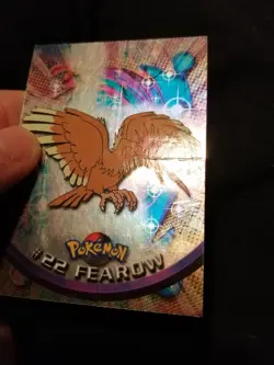 Carta Pokemon Topps Fearow #22 Rainbow Holo Foil Ita PL - Image 2