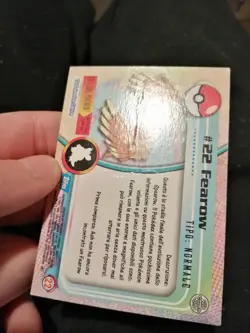 Carta Pokemon Topps Fearow #22 Rainbow Holo Foil Ita PL - Image 4